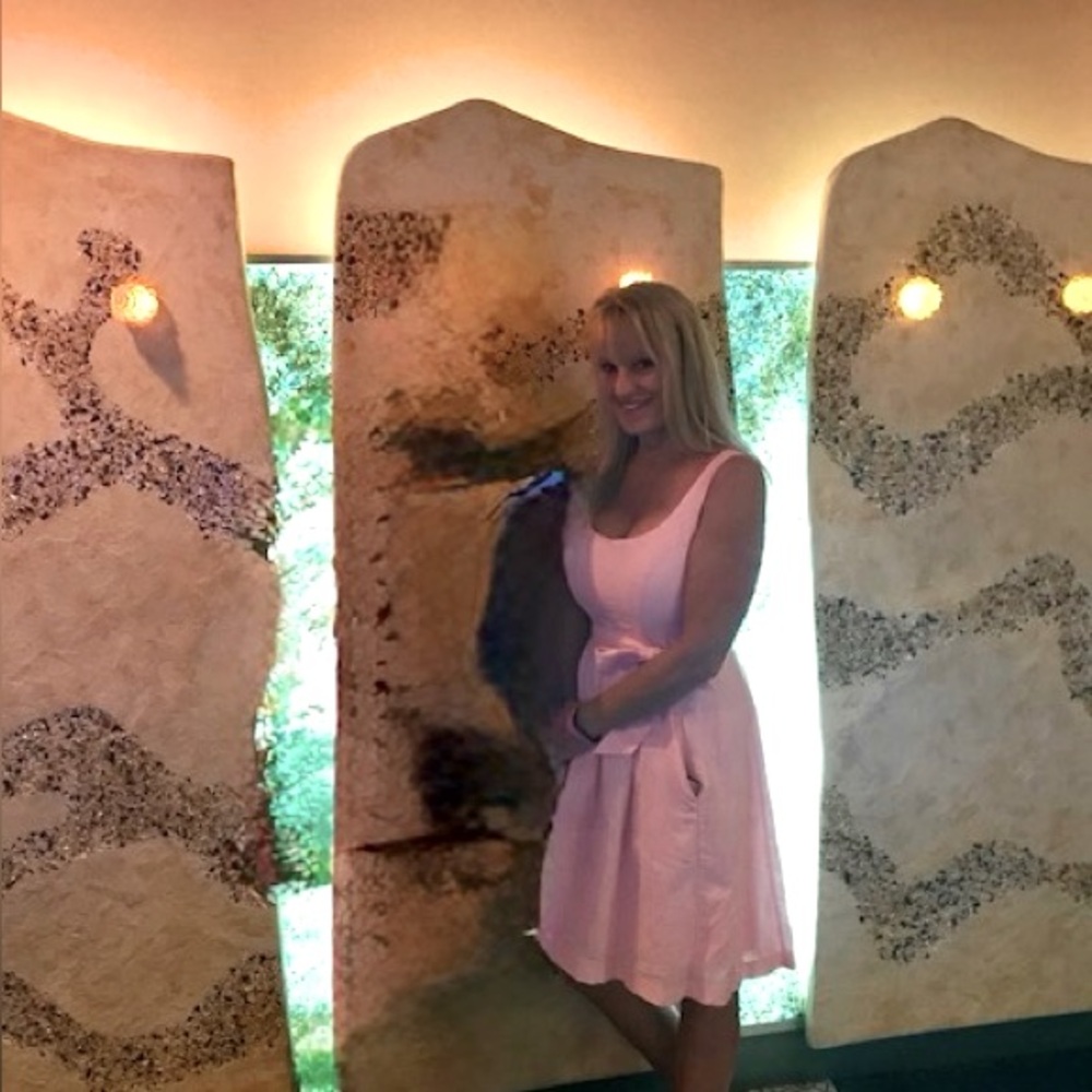 🩷vacay mood🌸 Pink sundress Nine West - Picture 5 of 15